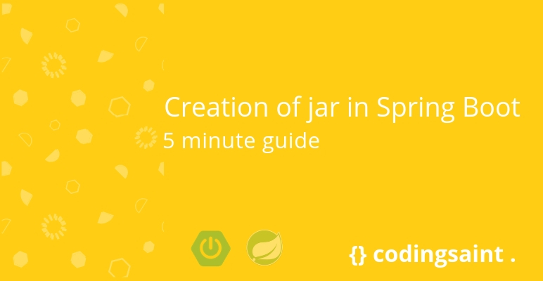 Creation of jar in Spring Boot